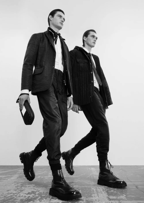 bărbați R802G1480 pantaloni din nailon tehnic mat reciclat Armani negru