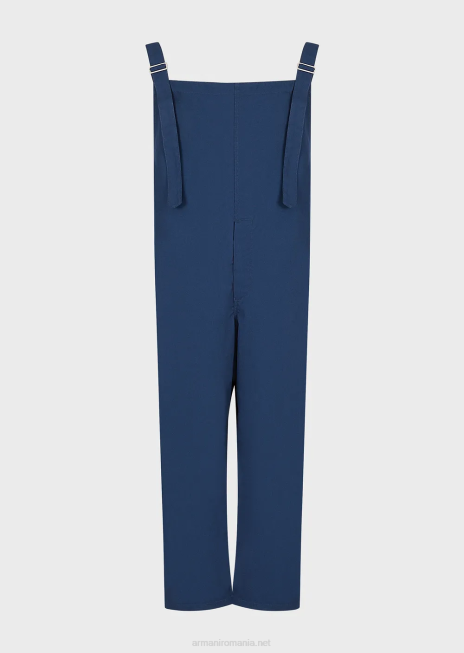 bărbați R802G1523 colecție durabilă salopete din pânză reciclată Armani albastru