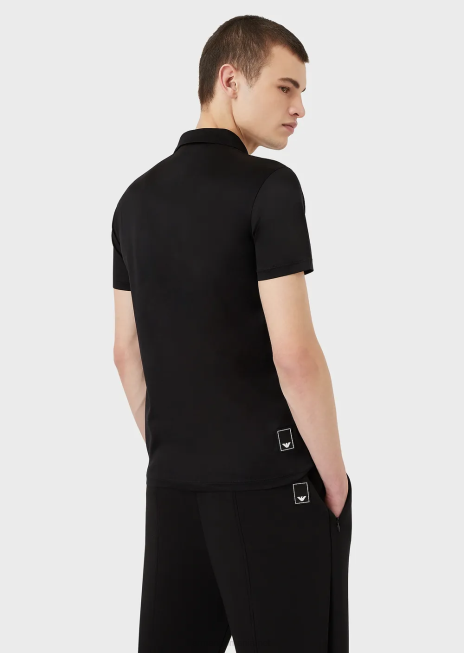 bărbați R802G1570 tricou polo slim-fit din tricou travel essentials Armani