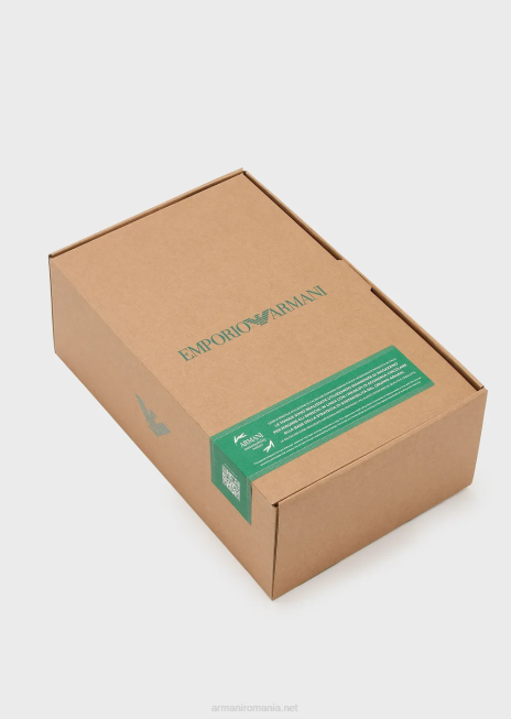 bărbați R802G1897 pantofi sport reloaded by emporio armani din catifea cu chevron la spate valorile de sustenabilitate armanibordeaux