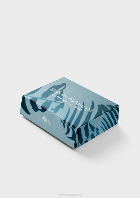 bărbați R802G1994 proiect emporio armani pentru ziua pământului geantă pentru cumpărături din țesătură sustenabilăgri