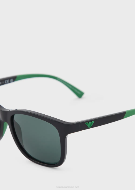 băiat R802G2489 ochelari de soare patrati Armani negru