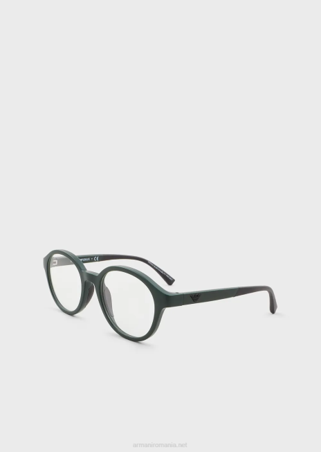 băiat R802G2499 ochelari rotunzi Armani verde scuro 1