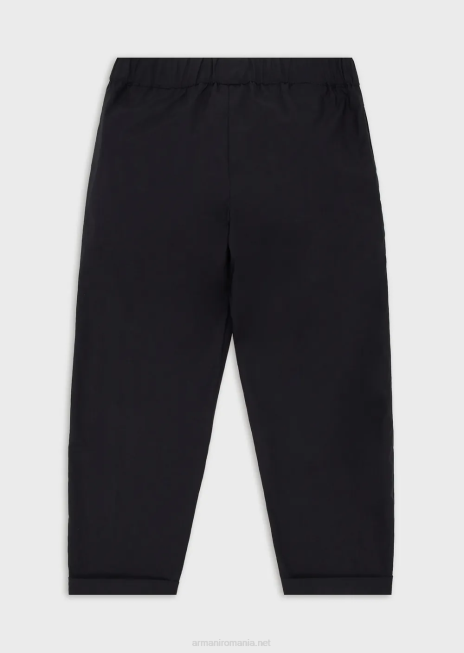 băiat R802G2459 pantaloni din bumbac cu talie elastica Armani albastru marin