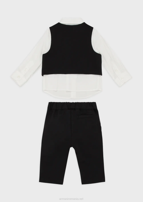 băiat R802G2673 tinuta cu camasa, vesta si pantaloni Armani