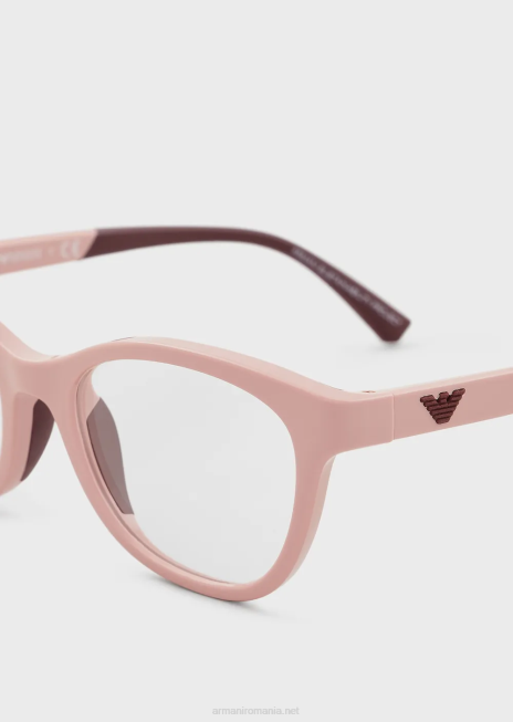 fată R802G2587 ochelari cu ochi de pisică Armani roz