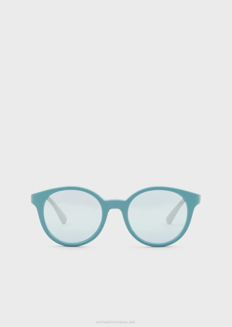 fată R802G2595 ochelari de soare rotunzi Armani azur