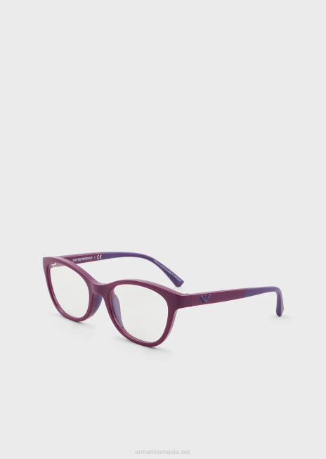 fată R802G2597 ochelari cu ochi de pisică Armani Violet