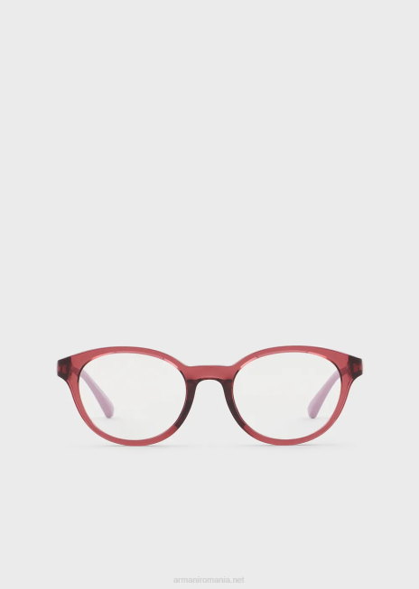 fată R802G2601 ochelari rotunzi Armani bordeaux