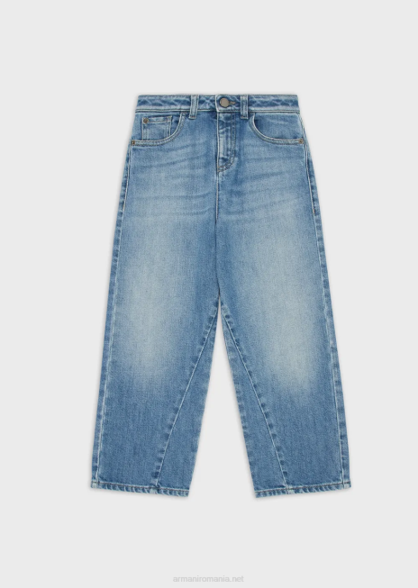 fată R802G2575 blugi j31 din denim stretch Armani albastru marin