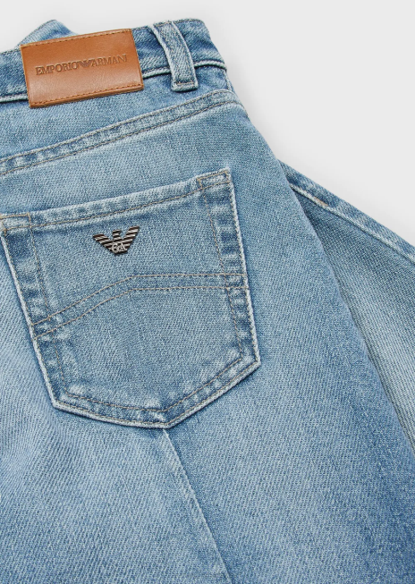 fată R802G2575 blugi j31 din denim stretch Armani albastru marin