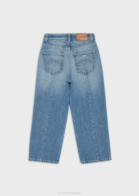 fată R802G2575 blugi j31 din denim stretch Armani albastru marin