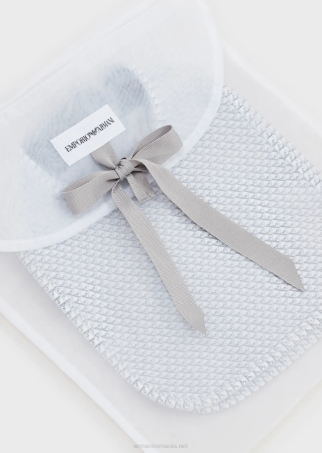 fată R802G2624 set de două bavete cu vulturi op-art Armani azur