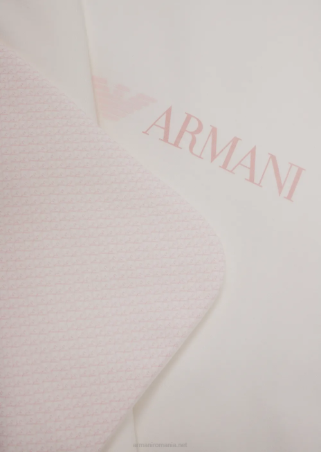 fată R802G2640 pătură cu două fețe cu vulturi op-art Armani roz