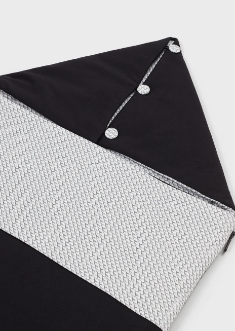 fată R802G2644 sac de dormit cu imprimeu op-art vultur Armani