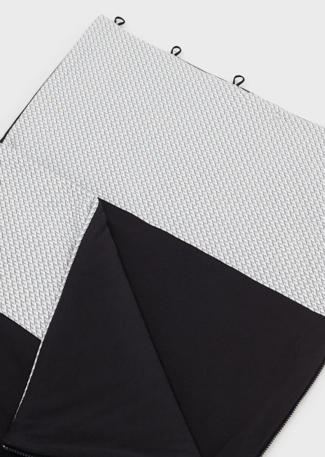 fată R802G2644 sac de dormit cu imprimeu op-art vultur Armani