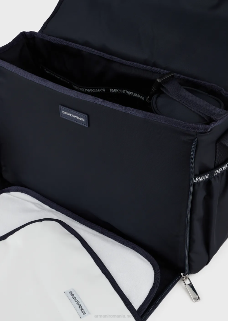 fată R802G2665 set geanta mumie cu farfurie vultur Armani albastru marin