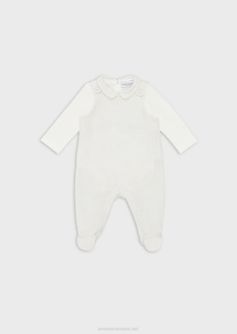 fată R802G2632 set cadou format dintr-un costume op-art cu vultur și body Armani