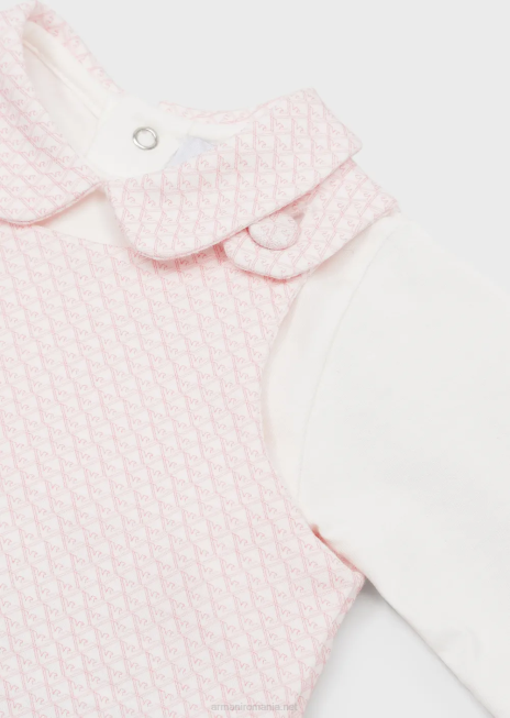 fată R802G2633 set cadou format dintr-un costume op-art cu vultur și body Armani