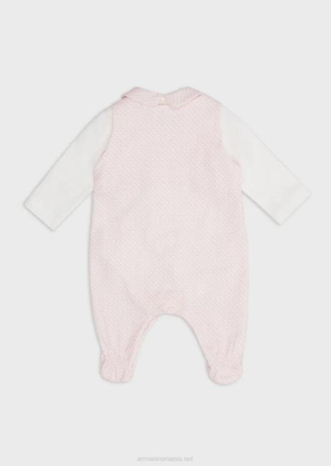 fată R802G2633 set cadou format dintr-un costume op-art cu vultur și body Armani