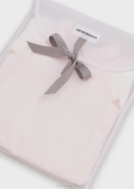 fată R802G2633 set cadou format dintr-un costume op-art cu vultur și body Armani