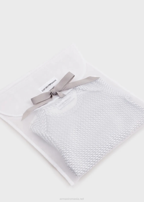 fată R802G2634 set cadou de două body-uri cu vultur op-art peste tot Armani