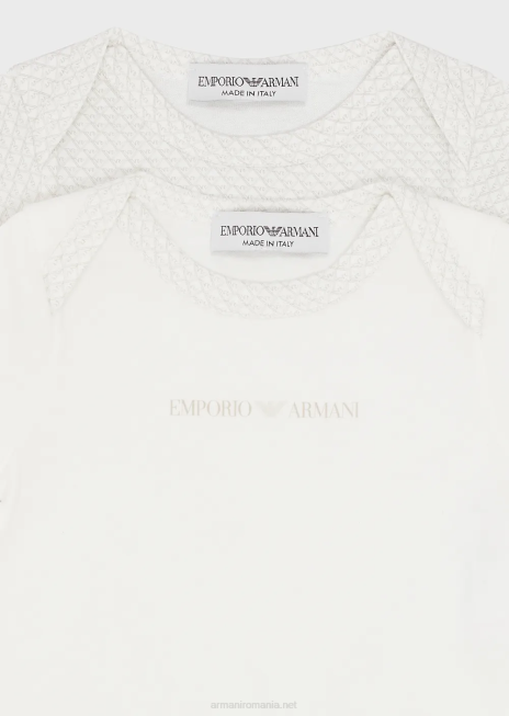 fată R802G2636 set cadou de două body-uri cu vultur op-art peste tot Armani