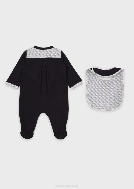 fată R802G2641 set cadou format dintr-o salopetă op-art cu vultur și o costume Armani azur