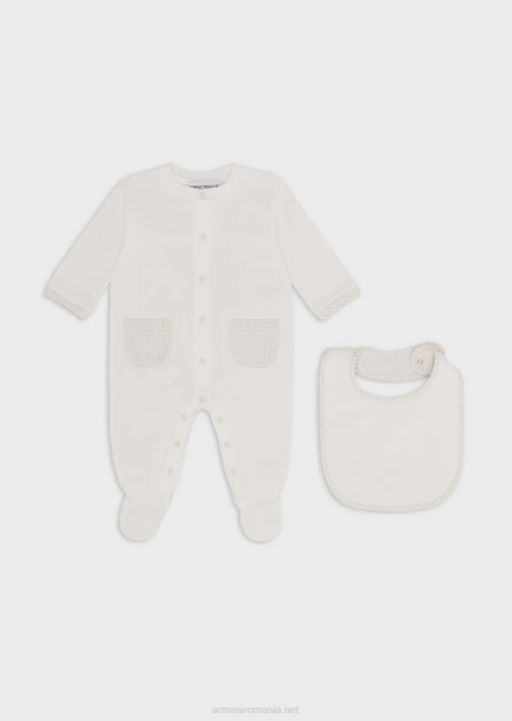 fată R802G2642 set cadou format dintr-o salopetă op-art cu vultur și o costume Armani