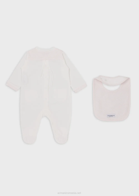 fată R802G2643 set cadou format dintr-o salopetă op-art cu vultur și o costume Armani roz