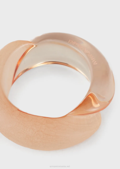 femei R802G806 bratara amestecata din rasina lucioasa si mata Armani nud