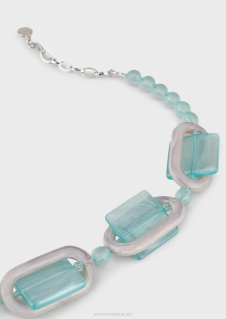 femei R802G808 colier cu sfere din plexiglas si detalii geometrice Armani
