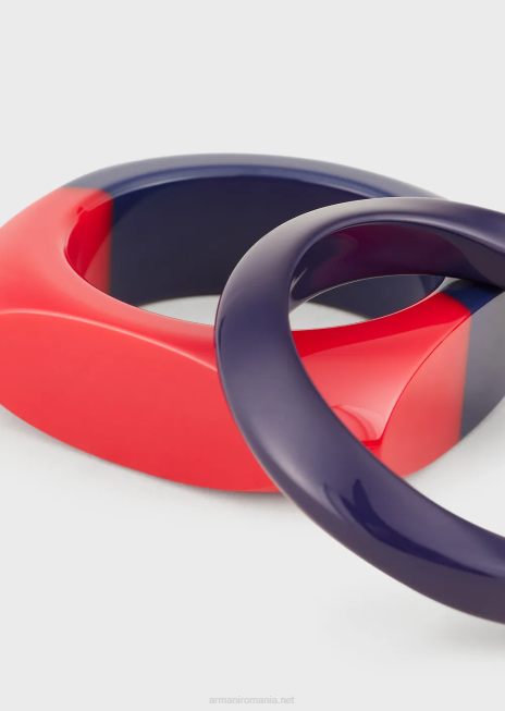 femei R802G815 set din două piese de brățări bicolore Armani