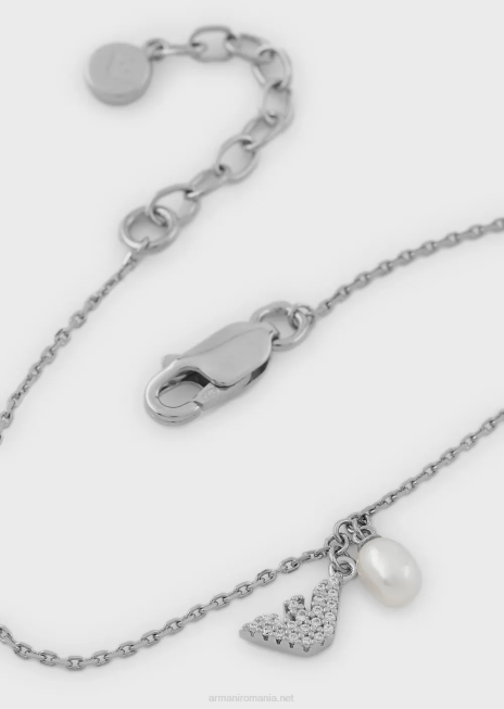 femei R802G820 brățară cu lanț din argint sterling Armani argint