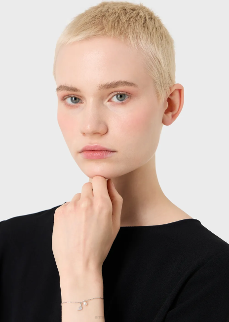 femei R802G820 brățară cu lanț din argint sterling Armani argint