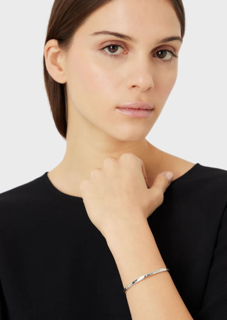 femei R802G853 brățară manșetă din argint sterling Armani argint