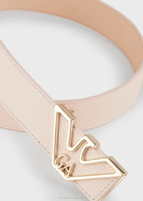 femei R802G754 centura cu placa de vultur cu imprimeu de cerb Armani nud