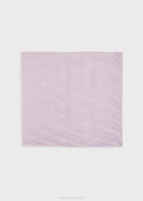 femei R802G864 stolă modală plisată Armani rosa chiaro