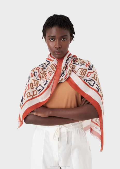 femei R802G870 fură modală de colectare sustenabilă Armani imprimare