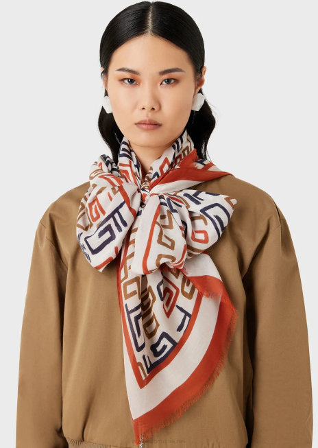 femei R802G870 fură modală de colectare sustenabilă Armani imprimare