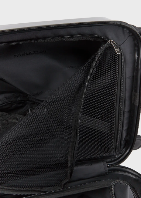 femei R802G766 geantă de mână abs cu vultur supradimensionat, în relief Armani gri