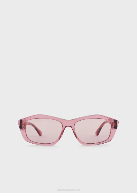 femei R802G942 ochelari de soare de formă neregulată Armani Violet