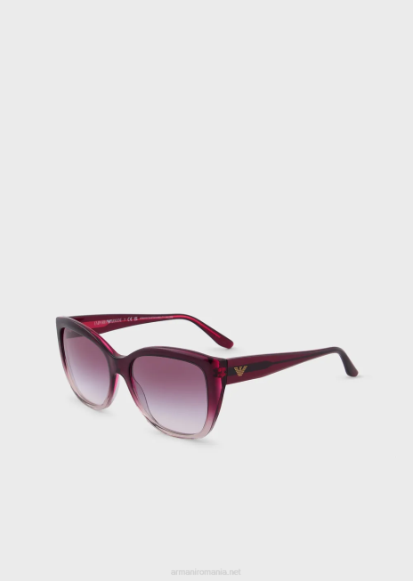 femei R802G944 ochelari de soare cu ochi de pisică Armani