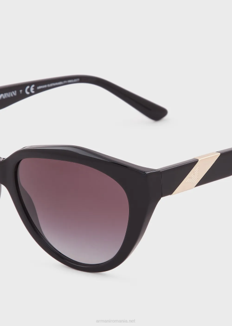 femei R802G946 ochelari de soare în formă de fluture Armani