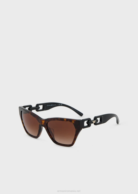 femei R802G975 ochelari de soare cu ochi de pisică Armani model