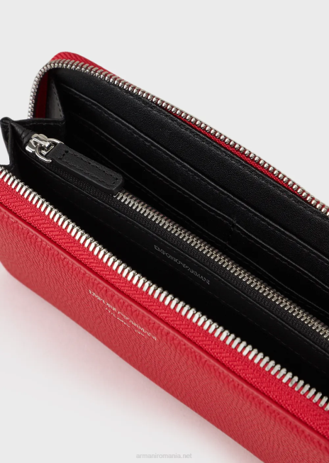 femei R802G884 portofel myea cu imprimeu de cerb, cu fermoar Armani
