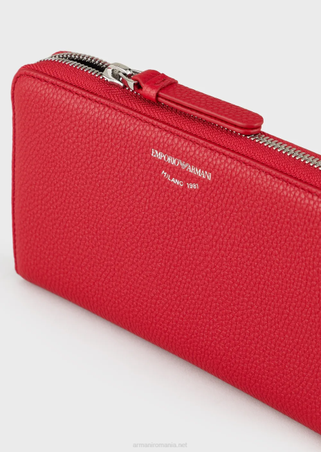 femei R802G884 portofel myea cu imprimeu de cerb, cu fermoar Armani