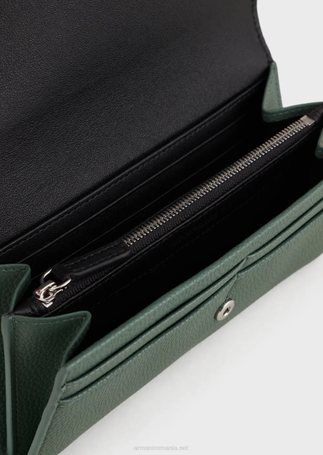 femei R802G887 portofel myea cu imprimeu de cerb Armani verde