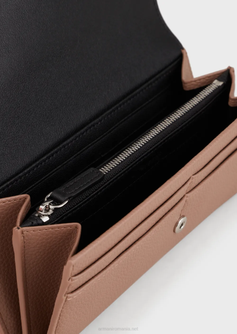 femei R802G888 portofel myea cu imprimeu de cerb Armani cămilă