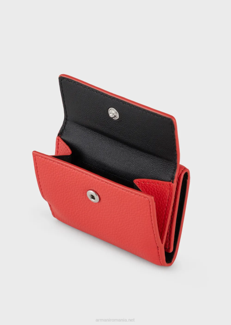 femei R802G895 portofel trifold myea cu imprimeu de cerb Armani